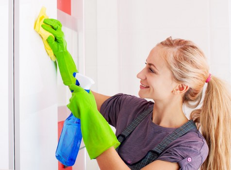 Cleaners working in a tidy St Ives home