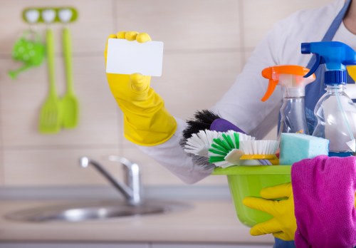 Professional cleaners at work in Five Dock