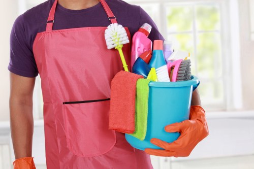 Professional cleaning team at work in Guildford