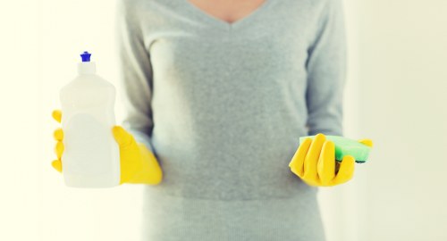 Clean and organized workspace by local cleaners