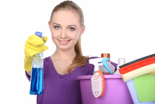 Sophie Clean team performing office cleaning services